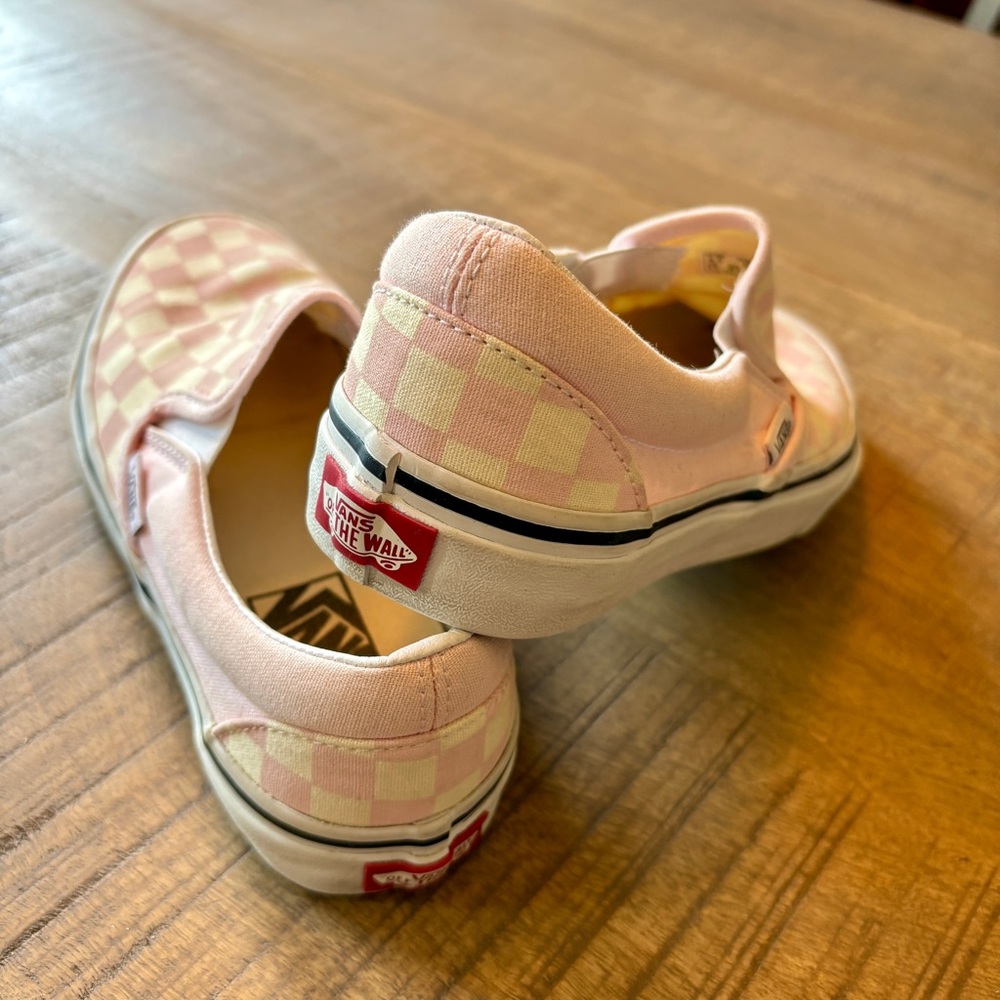 Vans Classic Slip On Checkerboard Pink